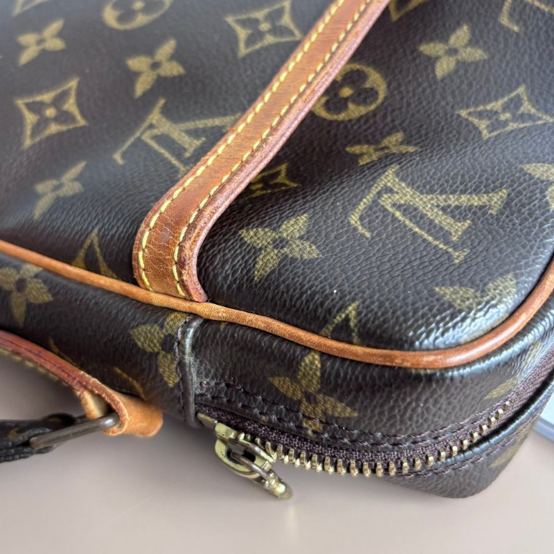 ::LOUIS VUITTON:: LV M45266 經典花紋日字斜背包-10