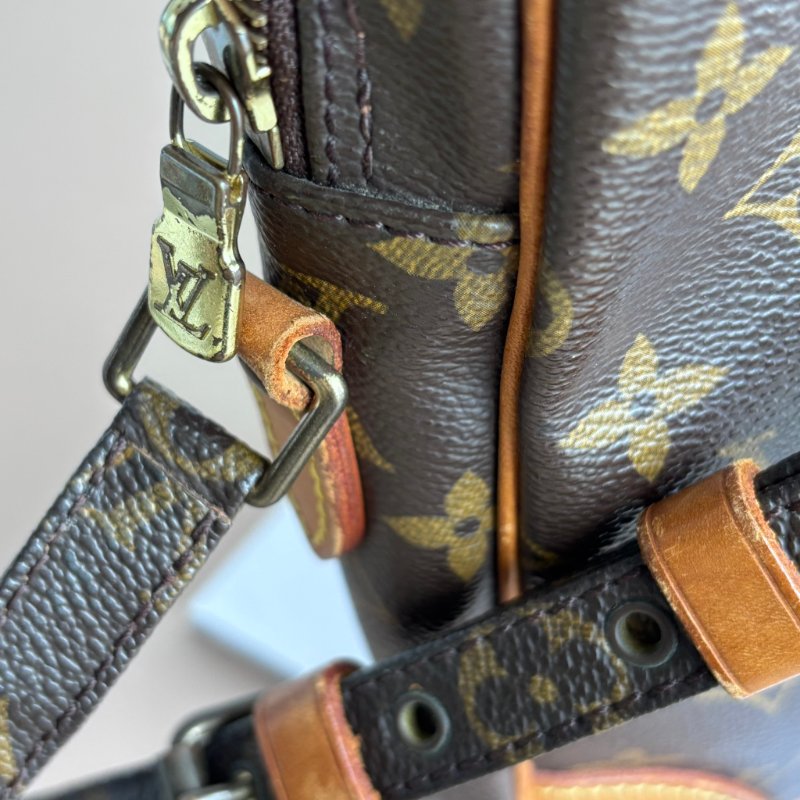 ::LOUIS VUITTON:: LV M45266 經典花紋日字斜背包-16