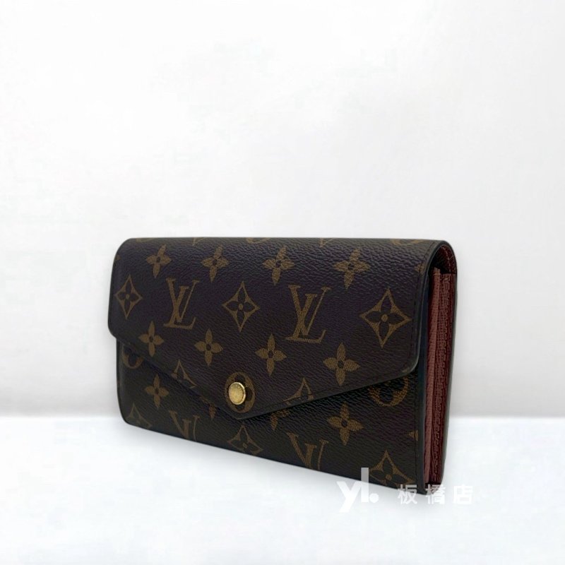LV Sarah原花信封下蓋長夾M60531-1