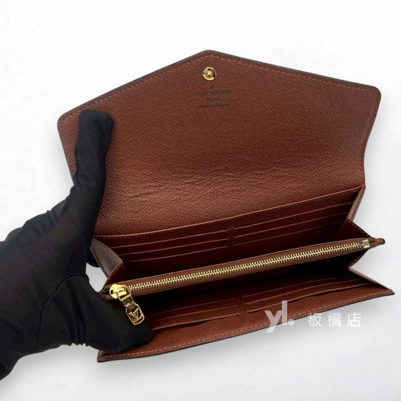 LV Sarah原花信封下蓋長夾M60531-5