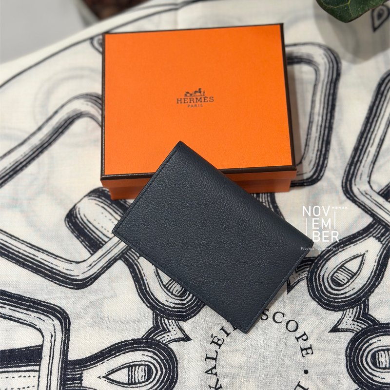 全新💖 Hermès 愛馬仕 霧霾灰卡包-2