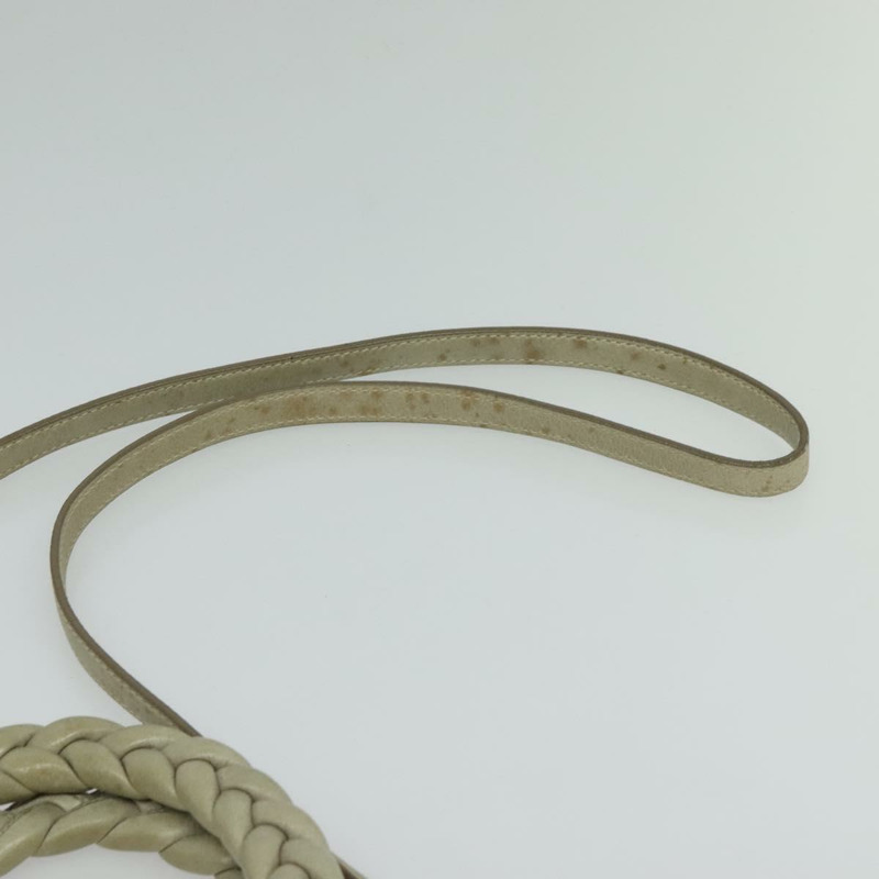 【日本直送】Miu Miu Matelasse 手提包 皮革 2way 米色 金 正品 140255-8