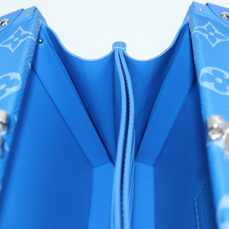 【日本直送】路易威登 Monogram Clouds Trunk 手拿包，藍白配色，型號 M20403，正品編號 140899SM-20