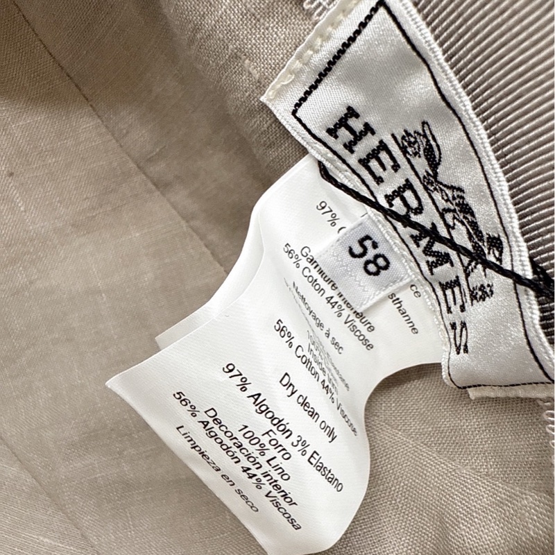 Hermes灰色刺繡海馬帽子 🩵版型好看-5