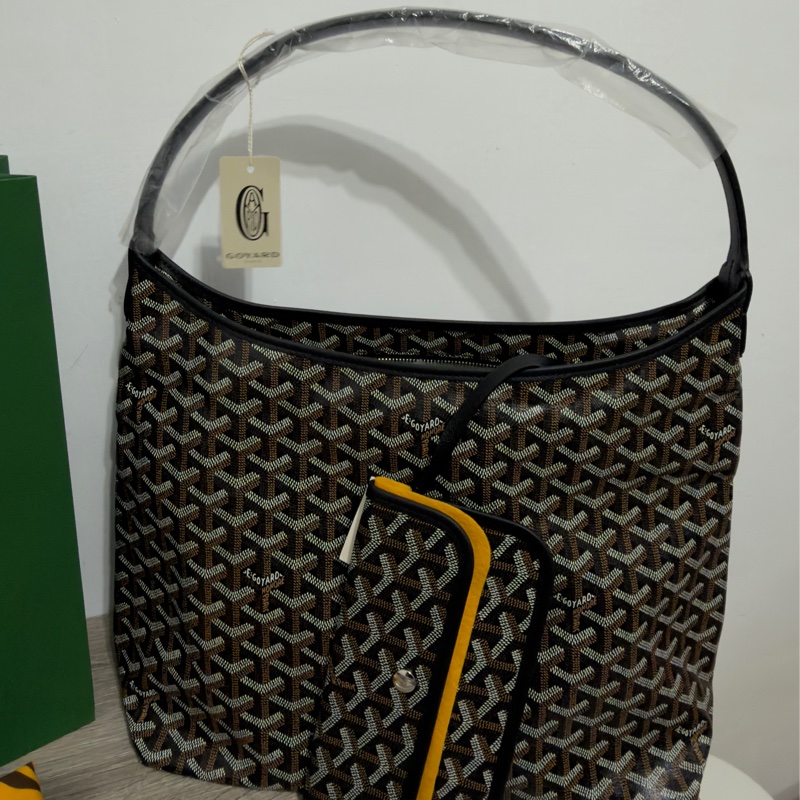 🖤Goyard hobo 黑色 全新全配🖤-0