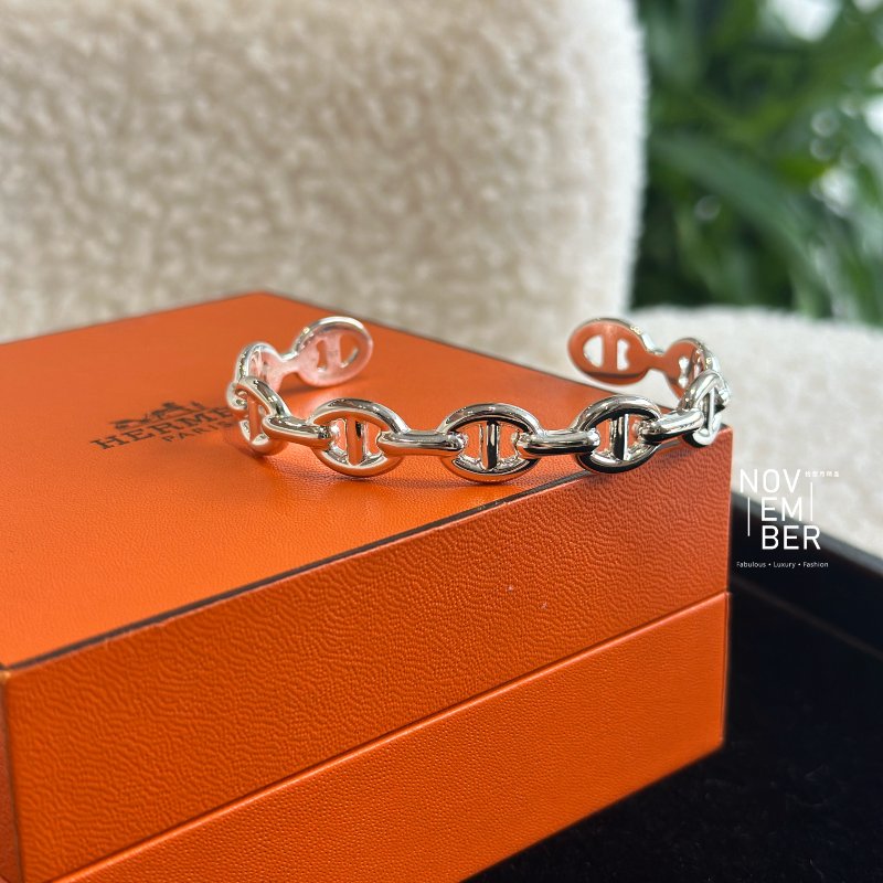 全新💖 Hermès 愛馬仕 豬鼻手鐲 SH-0