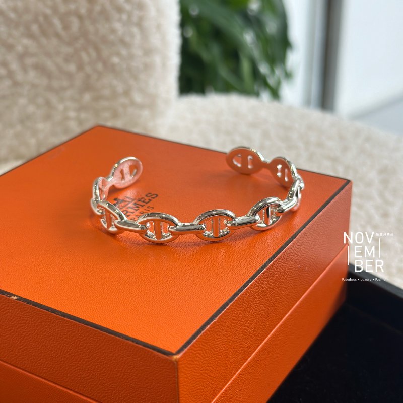 全新💖 Hermès 愛馬仕 豬鼻手鐲 SH-1