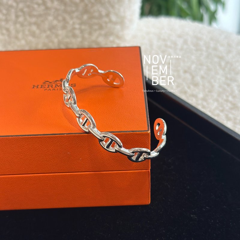 全新💖 Hermès 愛馬仕 豬鼻手鐲 SH-3