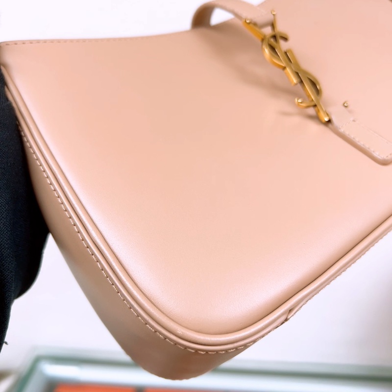 YSL le5a7 hobo 小號奶茶腋下包-2