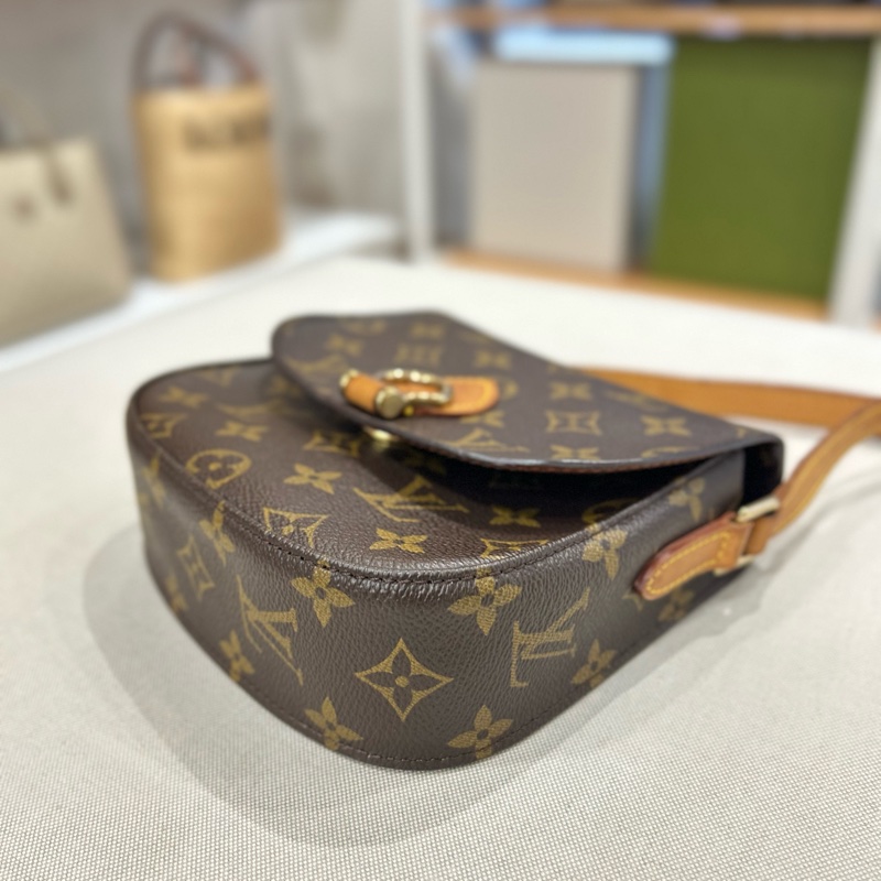 LV Saint Cloud 經典老花 PM 小號馬蹄包 1999年-14