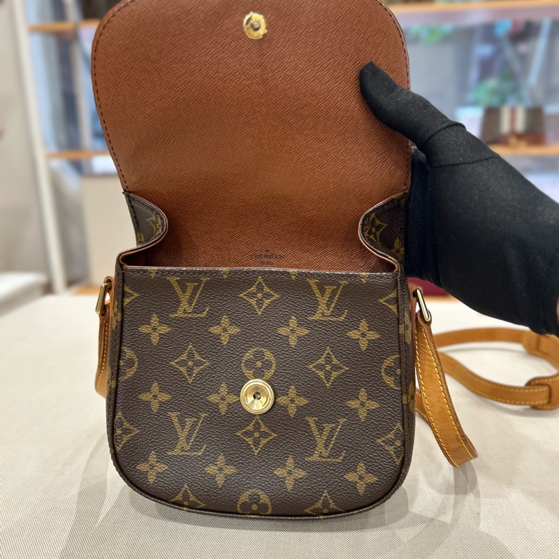 LV Saint Cloud 經典老花 PM 小號馬蹄包 1999年-21