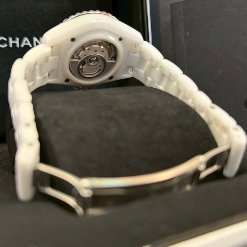 香奈兒 CHANEL J12 ✨ 透明裱褙白陶瓷-2