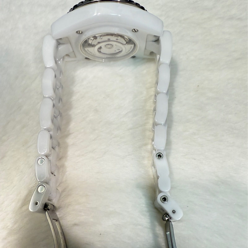 香奈兒 CHANEL J12 ✨ 透明裱褙白陶瓷-10
