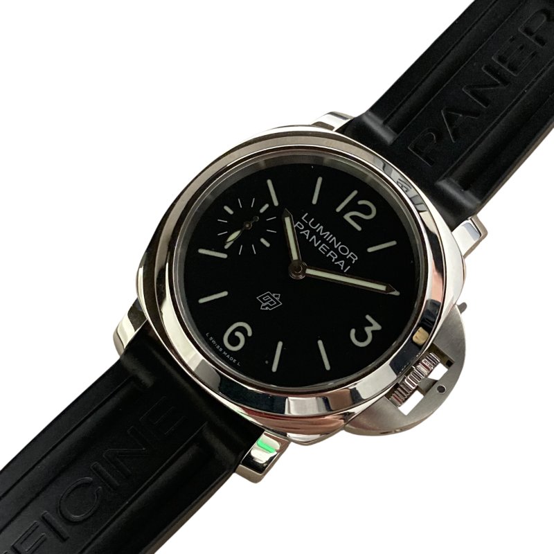 PANERAI 沛納海 PAM01084 不鏽鋼 手動機械錶 黑色錶盤-0