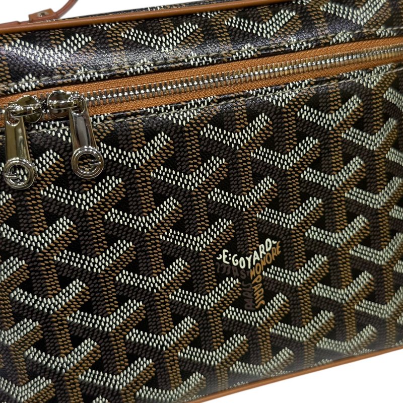【美收精品】GOYARD 棕色化妝包 4-25-7