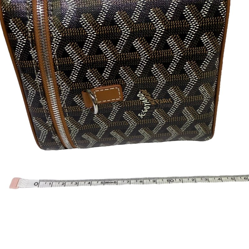 【美收精品】GOYARD 棕色化妝包 4-25-15