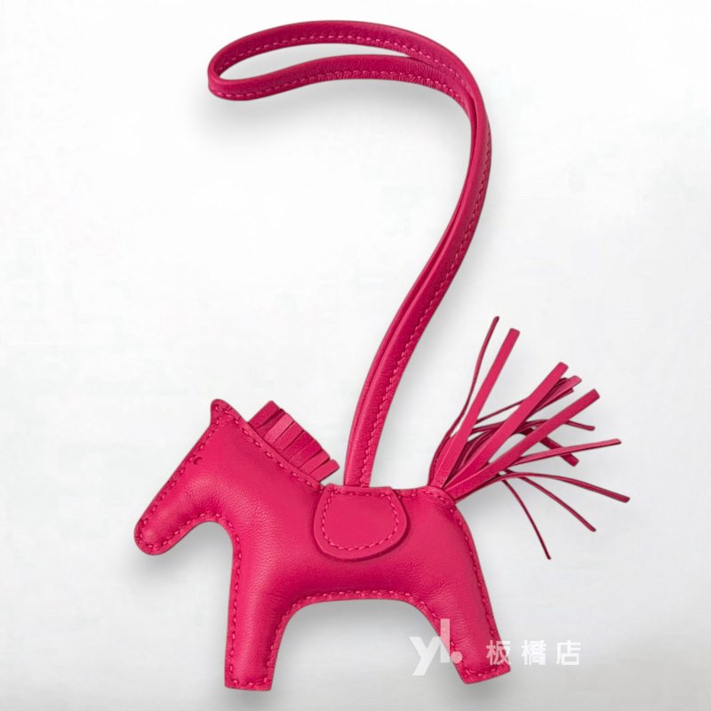 HERMES 0D墨西哥玫瑰粉Rodeo小馬掛飾 PM-2