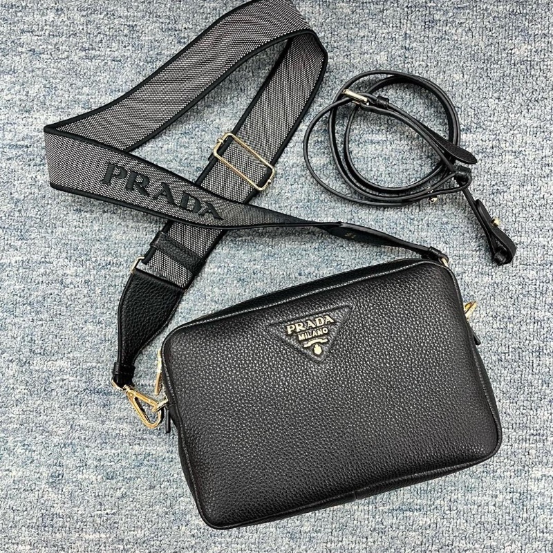 Prada strap leather bag-1