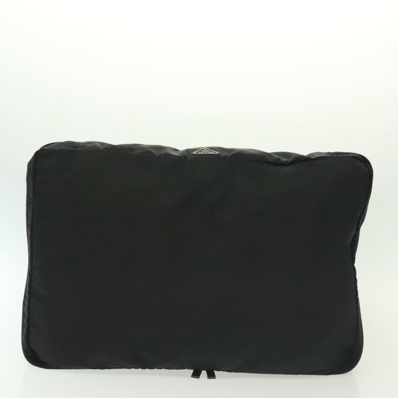 【日本直送】PRADA 旅行袋尼龍黑銀色正品 hk2906-4