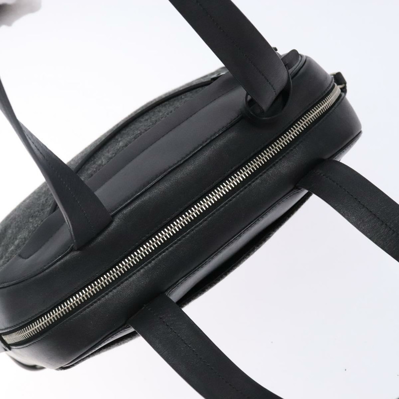 【日本直送】PRADA 手提包 皮革 黑色 銀色 正品 bs29047-5