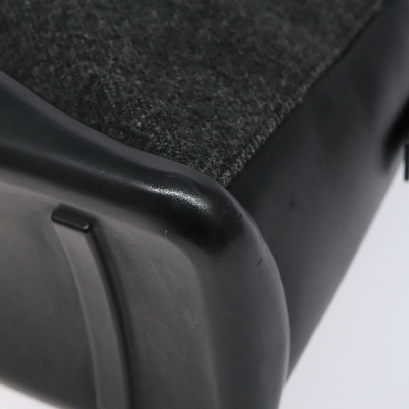 【日本直送】PRADA 手提包 皮革 黑色 銀色 正品 bs29047-7