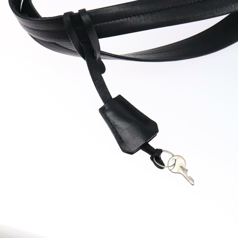 【日本直送】PRADA 手提包 皮革 黑色 銀色 正品 bs29047-8