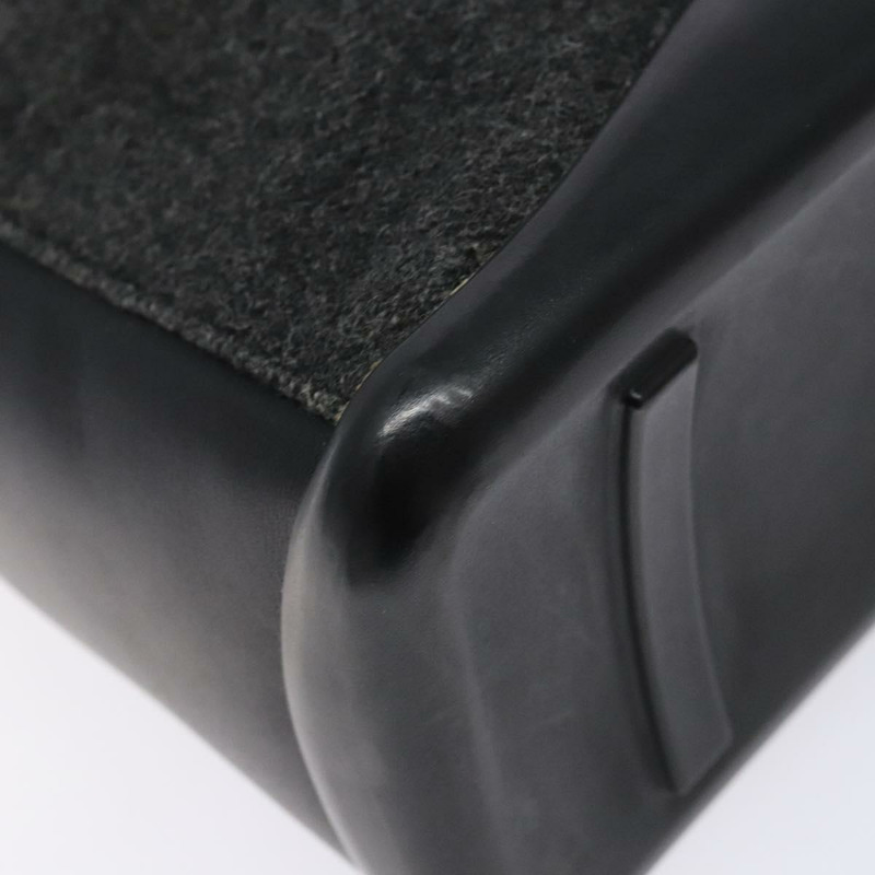 【日本直送】PRADA 手提包 皮革 黑色 銀色 正品 bs29047-16