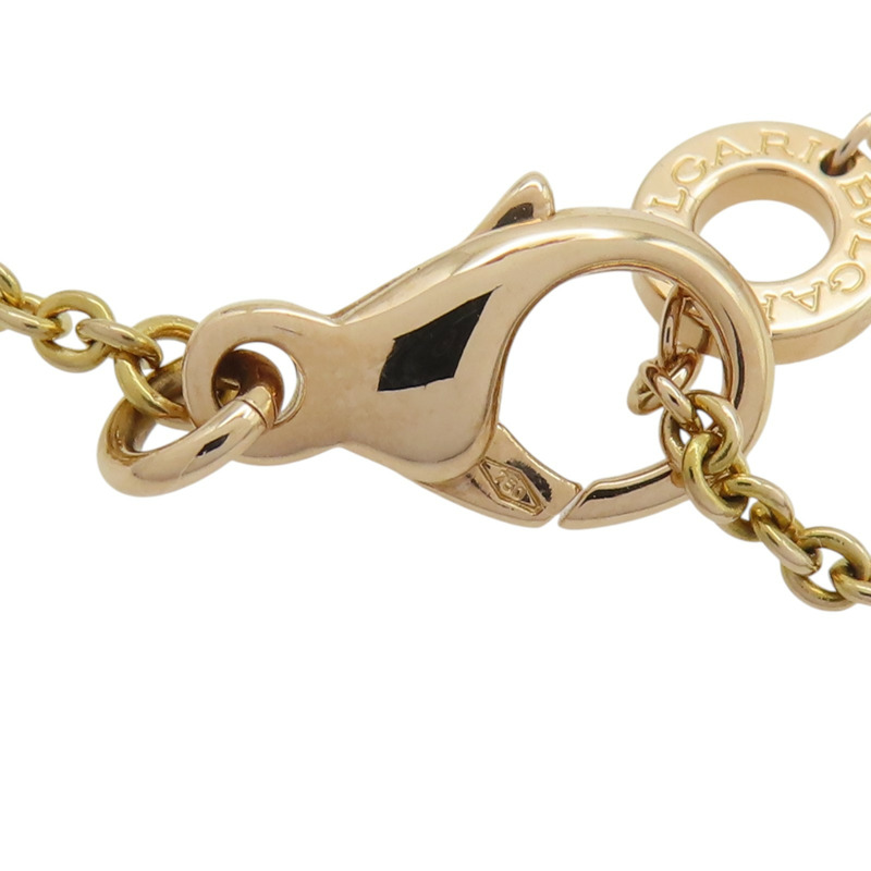 18K玫瑰金 白色陶瓷 B-zero1 項鍊【BVLGARI 寶格麗】 346082-6