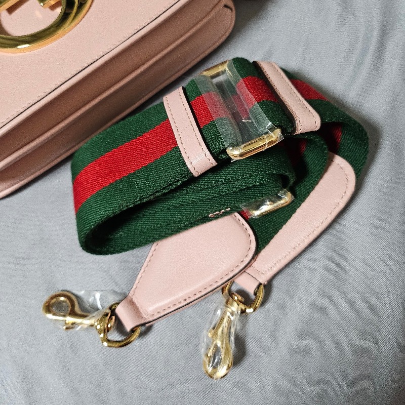 🩷gucci mini blonide 粉紅色 斜揹包-9