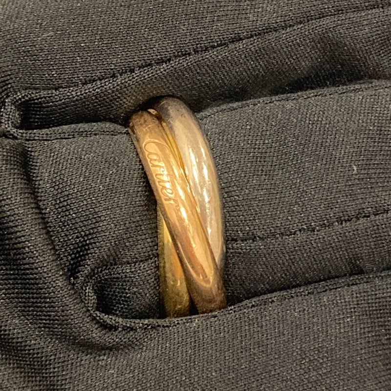 CARTIER 卡地亞 Trinity de Cartier SIZE:64 18K 戒指 YG WG PG-4