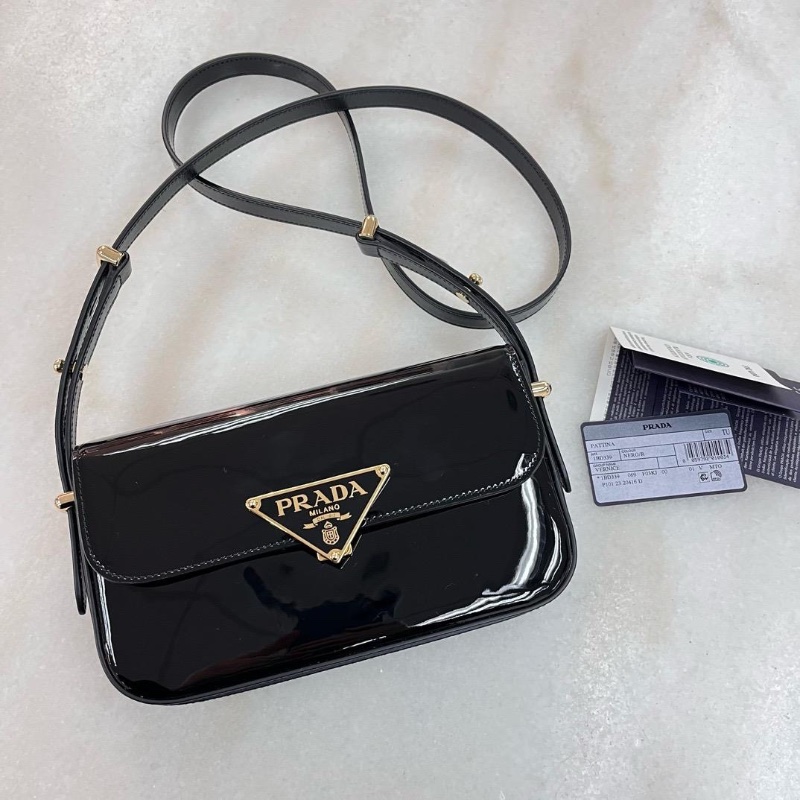 Prada patent leather bag-0