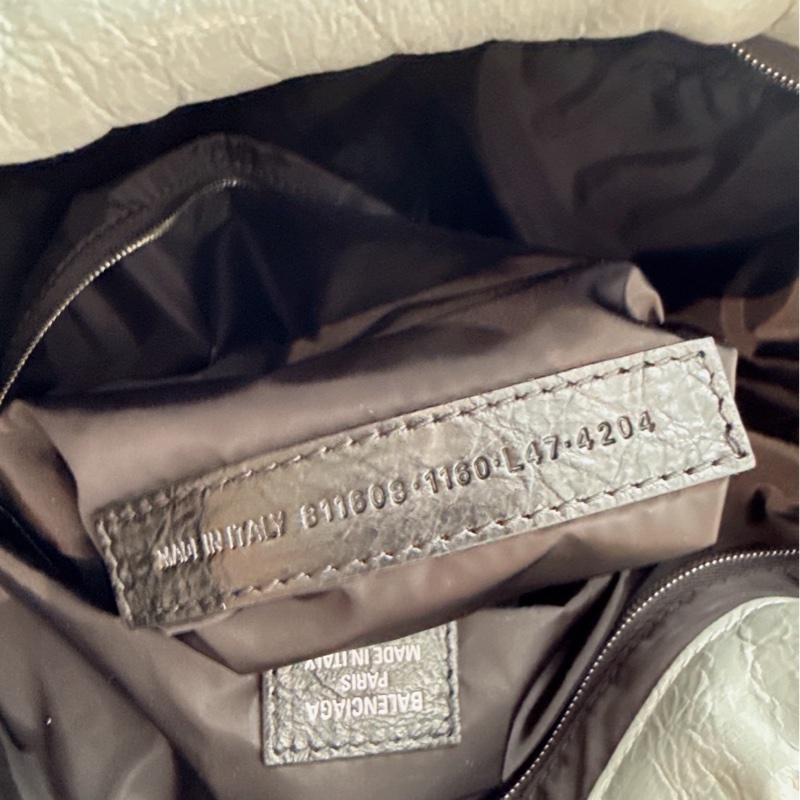 Balenciaga 灰色紙袋包-6