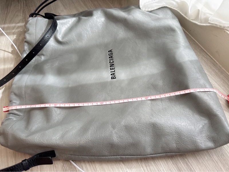 Balenciaga 灰色紙袋包-8