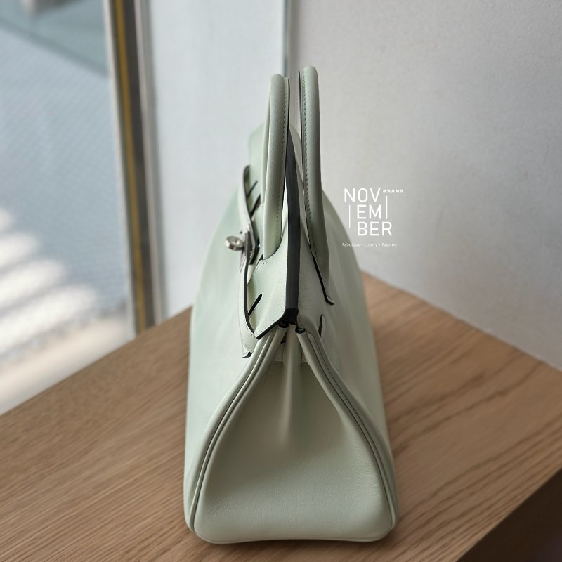 全新全配有購證🙌🏻 Hermès Birkin25 氣泡綠銀釦💚-3