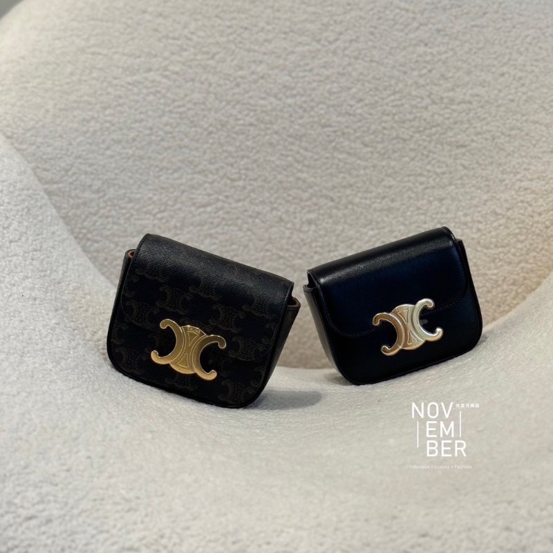 全新🖤 Celine 賽琳 黑色迷你腰包-2