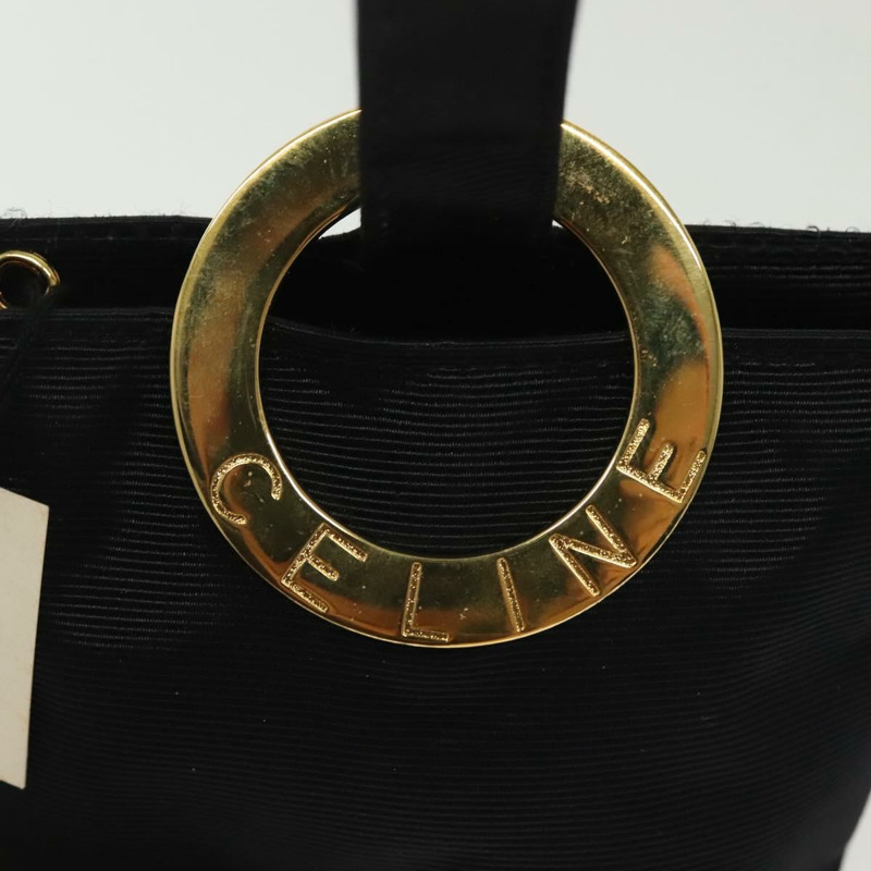 【日本直送】CELINE 手拿包 尼龍 黑金 正品 140367-16