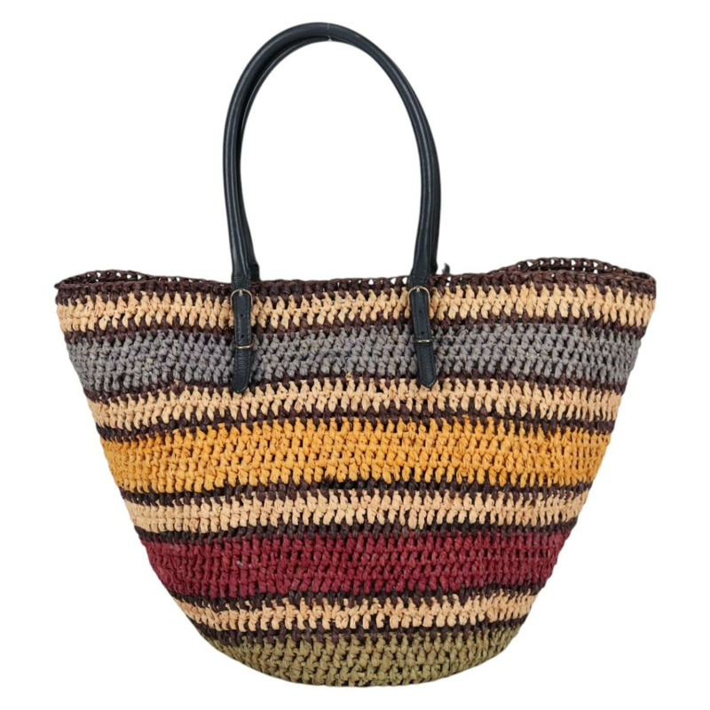 【日本直送】BALENCIAGA 托特包 拉菲草 米色 正品 140846V-1