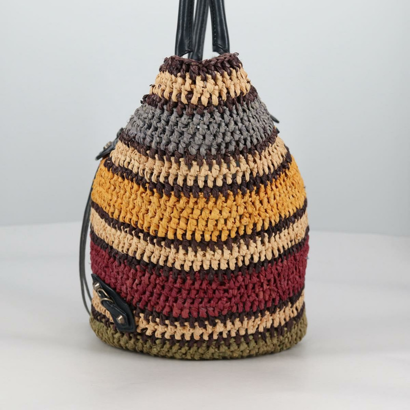 【日本直送】BALENCIAGA 托特包 拉菲草 米色 正品 140846V-2