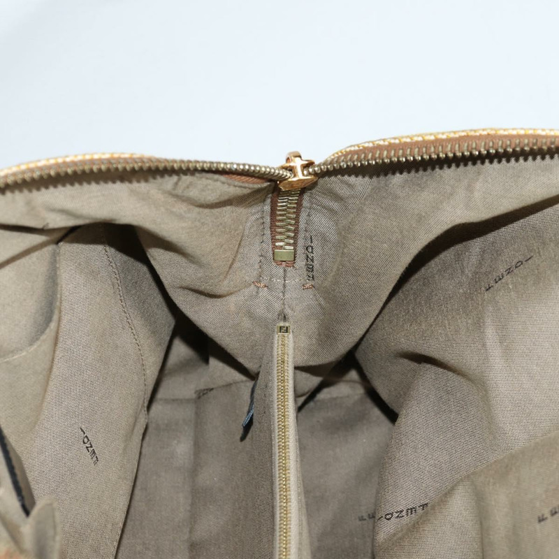 【日本直送】FENDI 駱駝色雨衣手提包帆布兩用包米色金色正品 BA5335-22