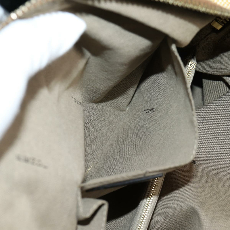 【日本直送】FENDI 駱駝色雨衣手提包帆布兩用包米色金色正品 BA5335-23