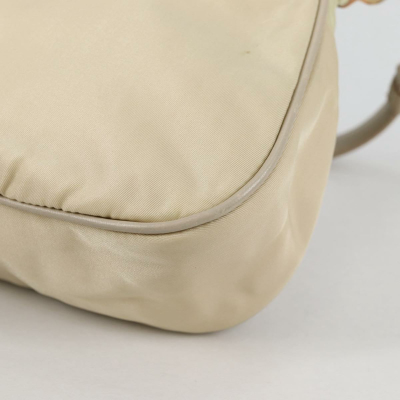 【日本直送】PRADA 配件袋 尼龍 米色金色 正品 141095V-14