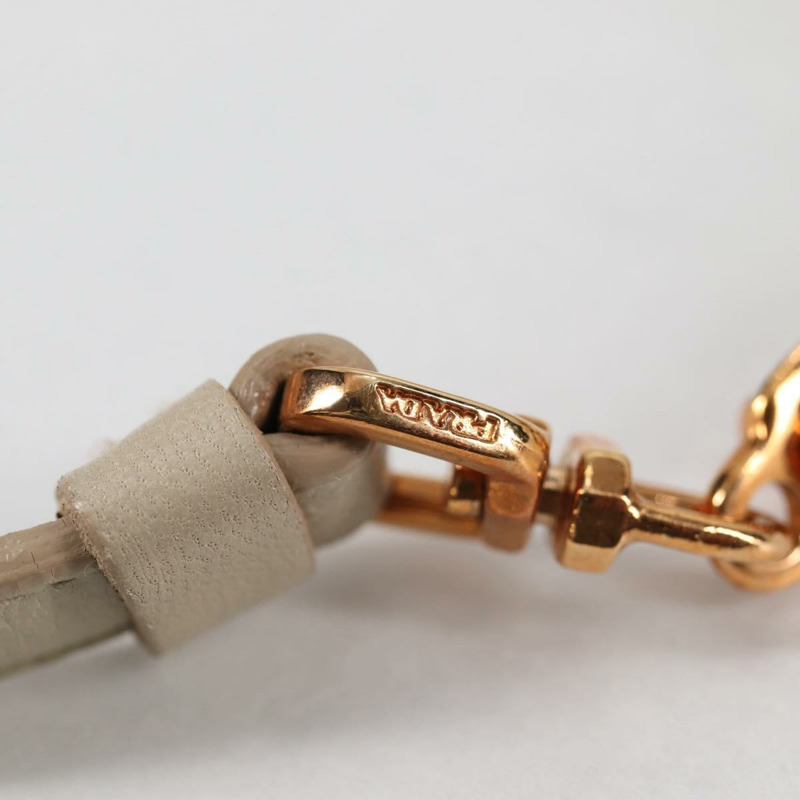 【日本直送】PRADA 配件袋 尼龍 米色金色 正品 141095V-18