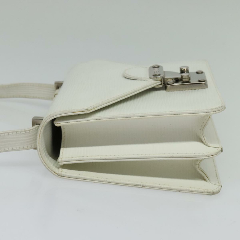 【日本直送】FENDI 肩背包 皮革 白色 銀色 正品 BA5134-2