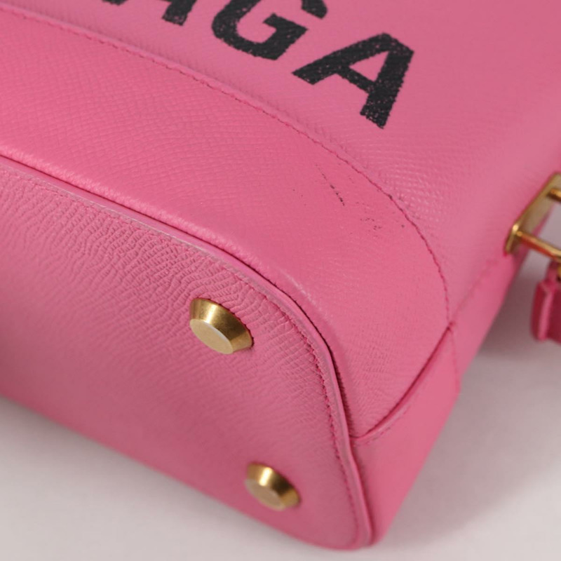 【日本直送】BALENCIAGA Ville 頂部提把 S 手提包 皮革 2 向 粉紅色 518873 正品 BA5162M-21