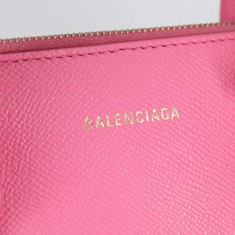 【日本直送】BALENCIAGA Ville 頂部提把 S 手提包 皮革 2 向 粉紅色 518873 正品 BA5162M-24