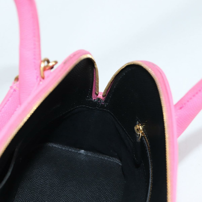 【日本直送】BALENCIAGA Ville 頂部提把 S 手提包 皮革 2 向 粉紅色 518873 正品 BA5162M-26
