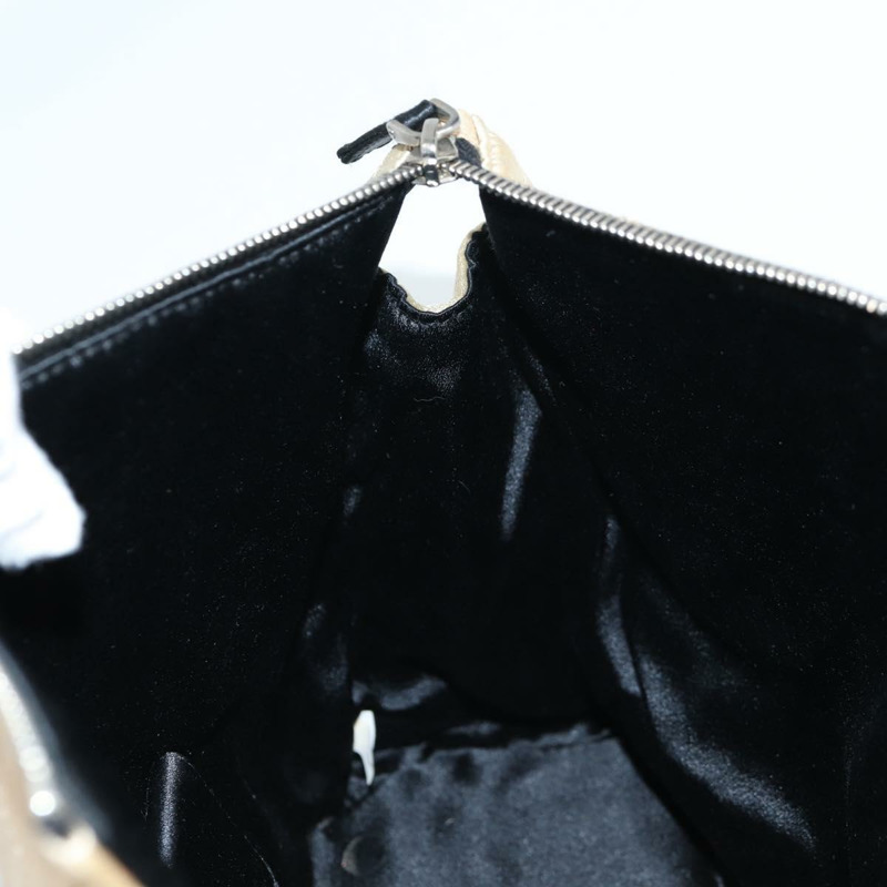 【日本直送】PRADA 鏈條單肩包 緞面 米色 銀色 正品 141037V-21