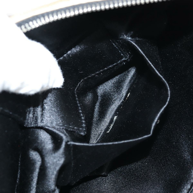 【日本直送】PRADA 鏈條單肩包 緞面 米色 銀色 正品 141037V-24
