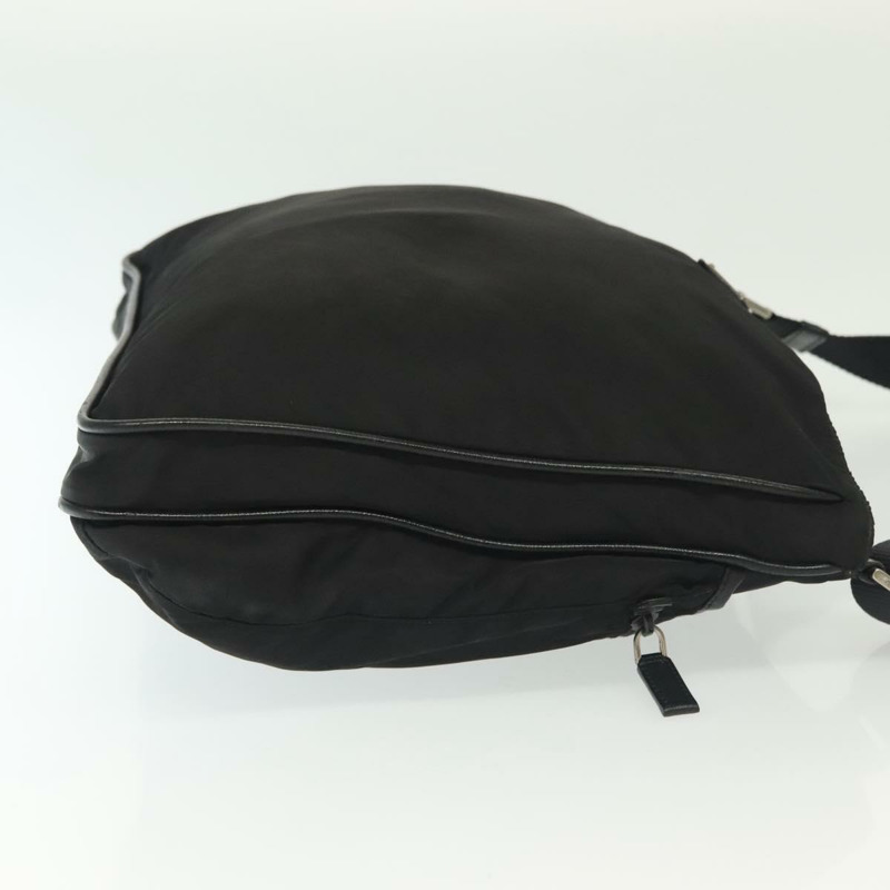 【日本直送】PRADA 單肩包 尼龍 黑色 銀色 正品 yk19379-2