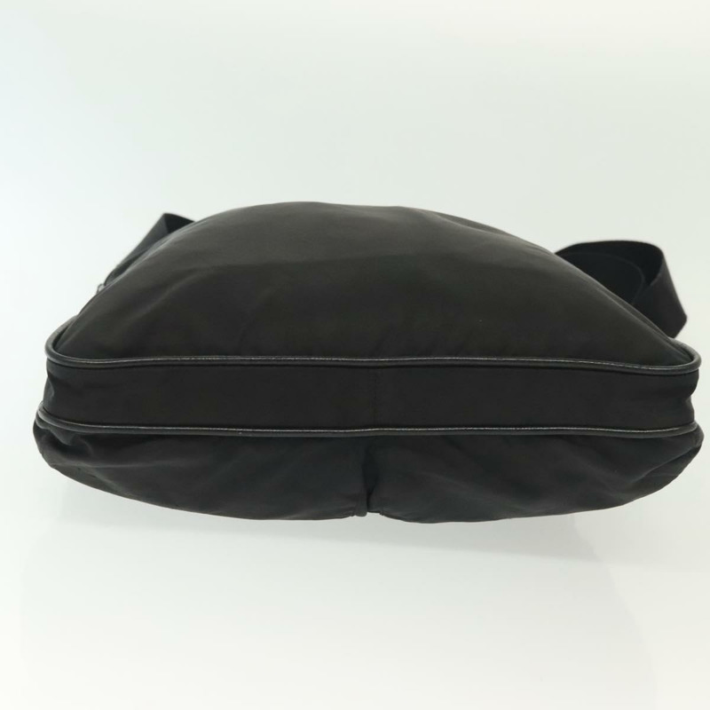 【日本直送】PRADA 單肩包 尼龍 黑色 銀色 正品 yk19379-4